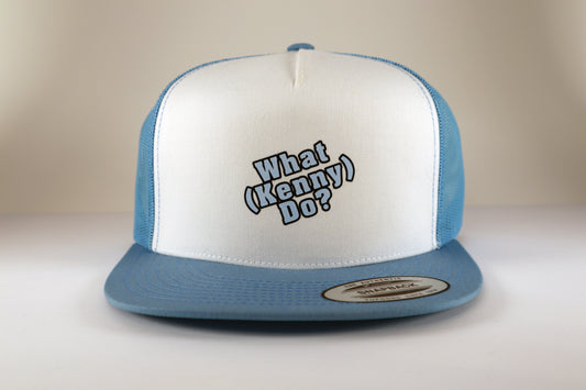 Carolina Blue (WHAT KENNY DO?) logo Snap Back Hat